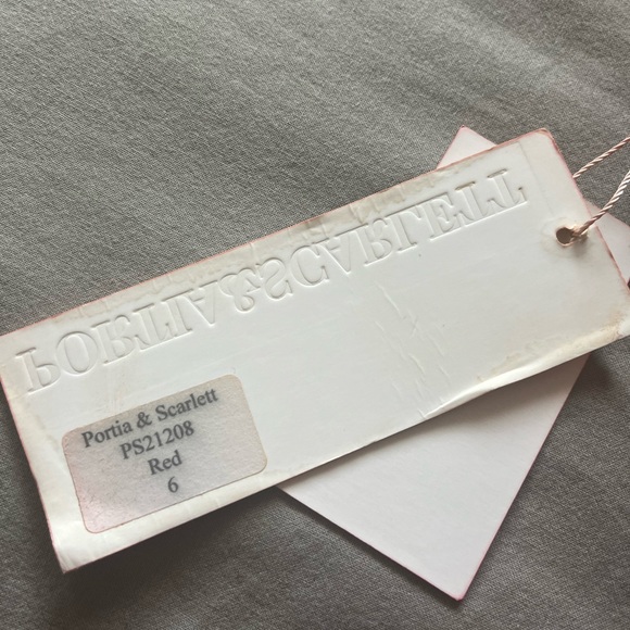 PS21208 Dress Mermaid Style Red Dress - Picture 6 of 8